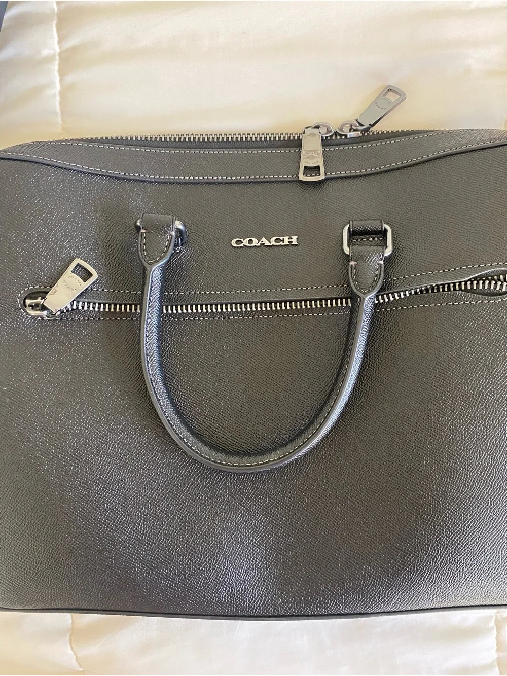 Black Coach Laptop Bag